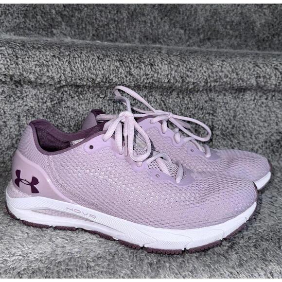 Under Armour Shoes Womens 8 HOVR Sonic 4 Running Low Sneakers 3023559 Purple - Picture 1 of 9